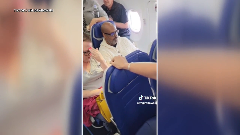 Featured image for Passenger's meltdown on Southwest flight over crying baby leads to arrest.