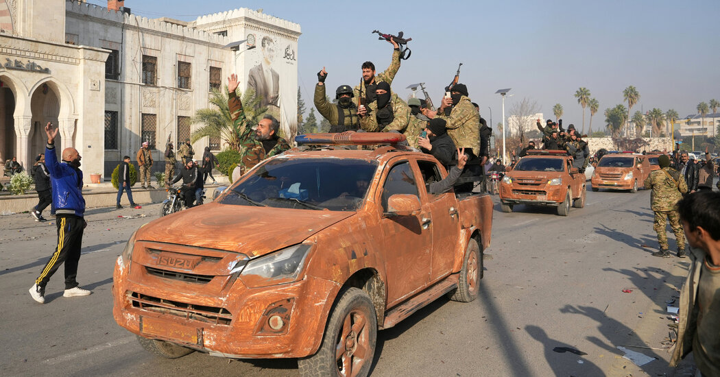 Syrian Rebels Advance South, Threatening Key Cities Amid New Uprising