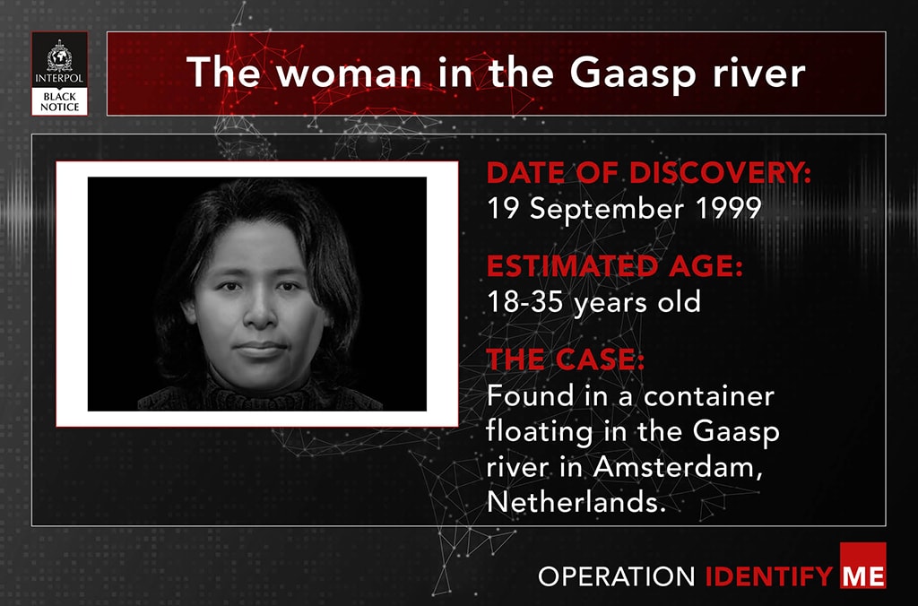 Featured image for Interpol's Operation Identify Me searches for names of 22 murdered women.