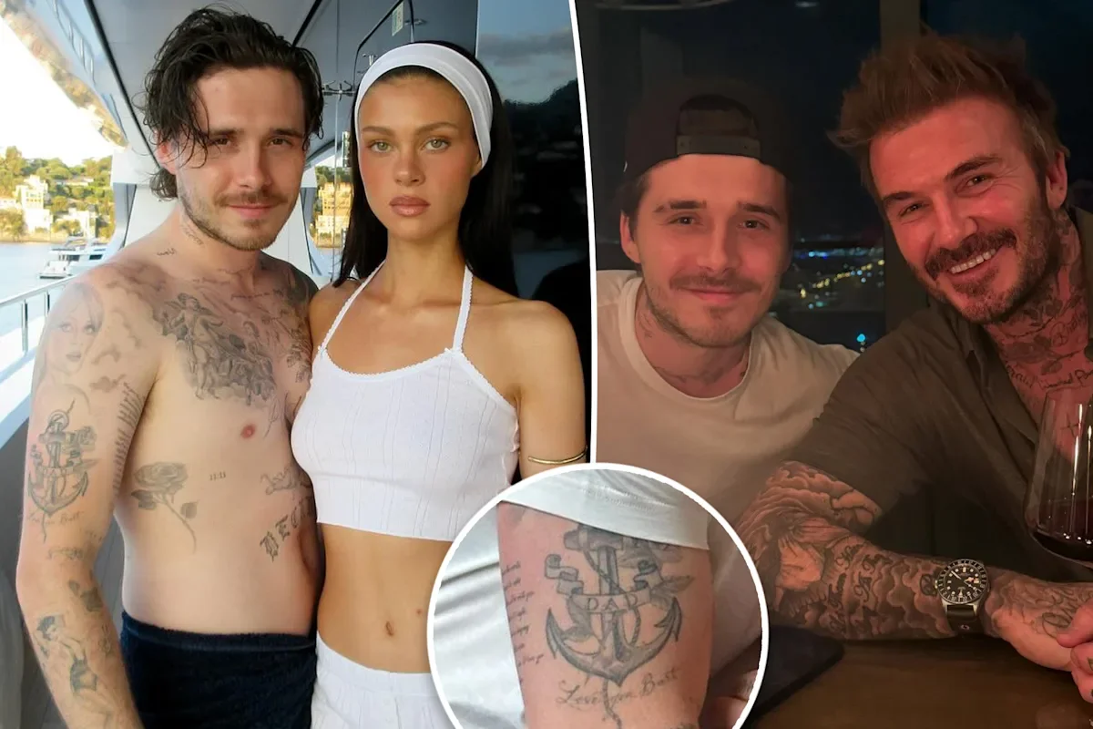 Beckham Ink Recast: Brooklyn Covers Dad Tattoo Amid Family Feud