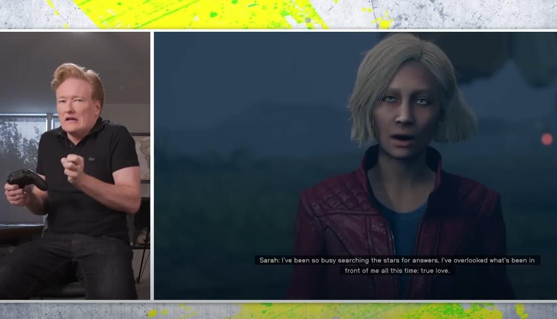 Conan O'Brien's Hilarious 'Starfield' NPC Seduction on Clueless Gamer