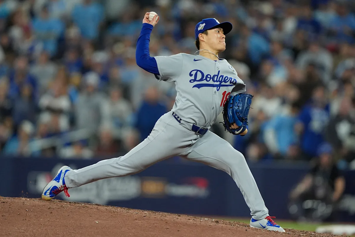 Featured image for Yamamoto Dominates Again as Dodgers Tie Series with Blue Jays