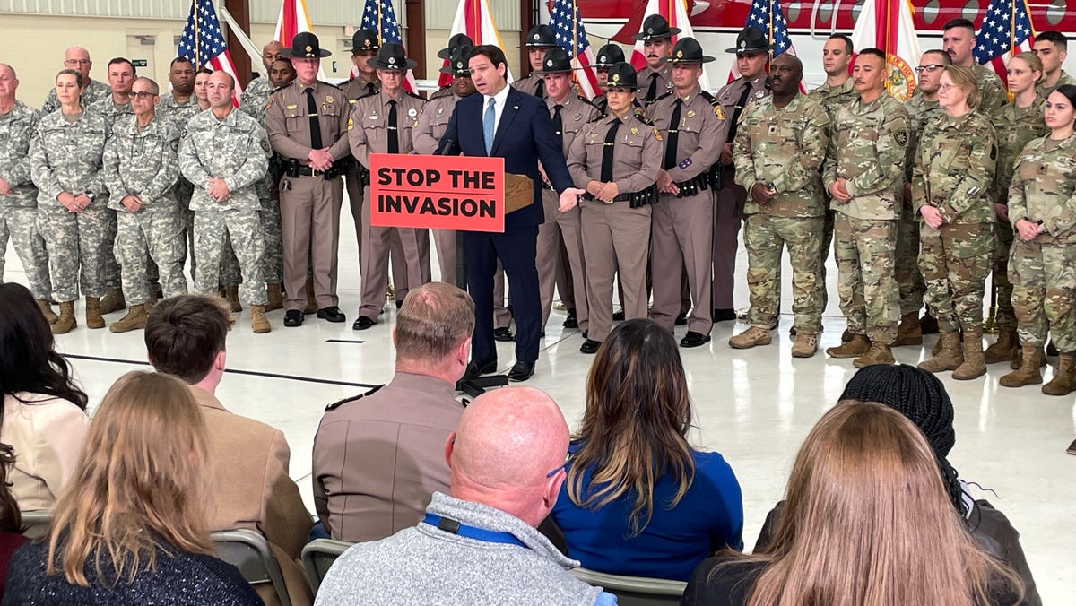 Featured image for "DeSantis Deploys Florida National Guard to Assist at U.S.-Mexico Border"