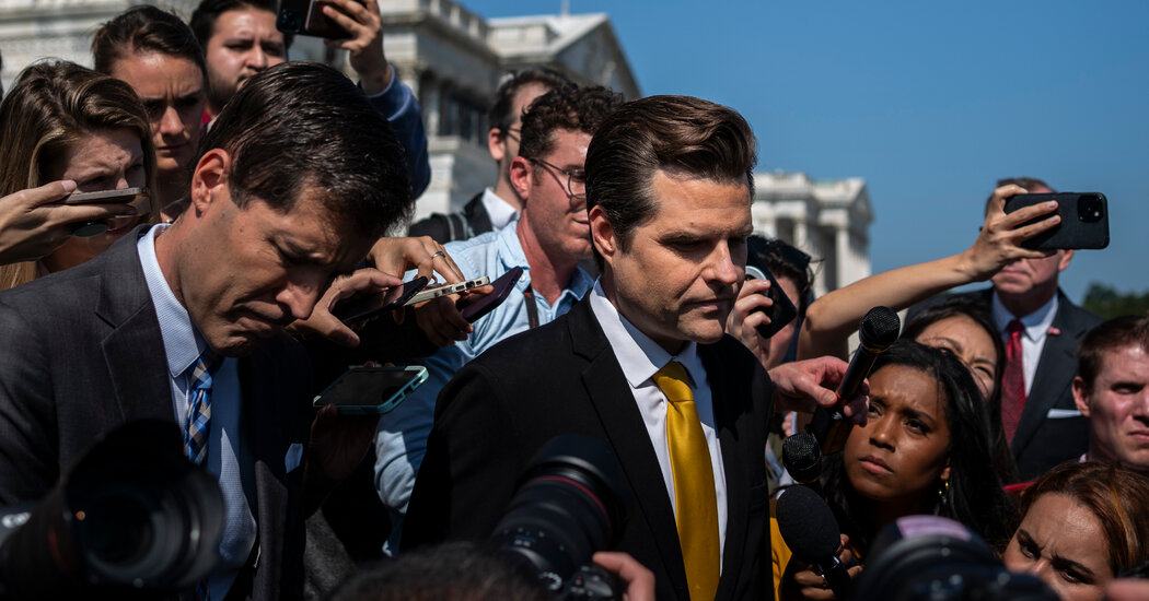 "Matt Gaetz's Bold Move to Oust House Speaker McCarthy Sends Shockwaves Through GOP"