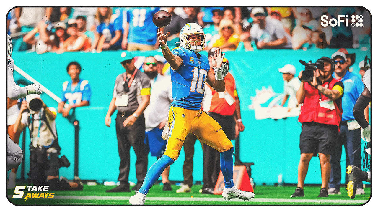 Featured image for Justin Herbert's Heroics Propel Chargers to Comeback Victory Over Dolphins