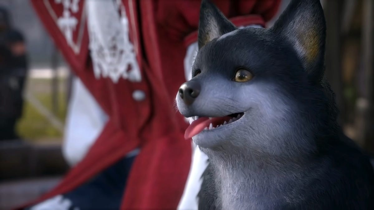 Featured image for "Final Fantasy 16's Wolf Companion Steals the Show in New Gameplay Footage"