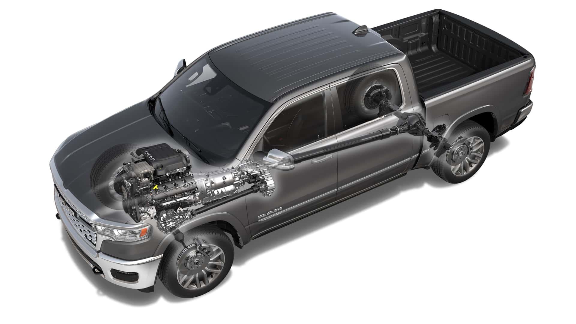Featured image for Ram Reintroduces Hemi V-8 to Boost Pickup Sales