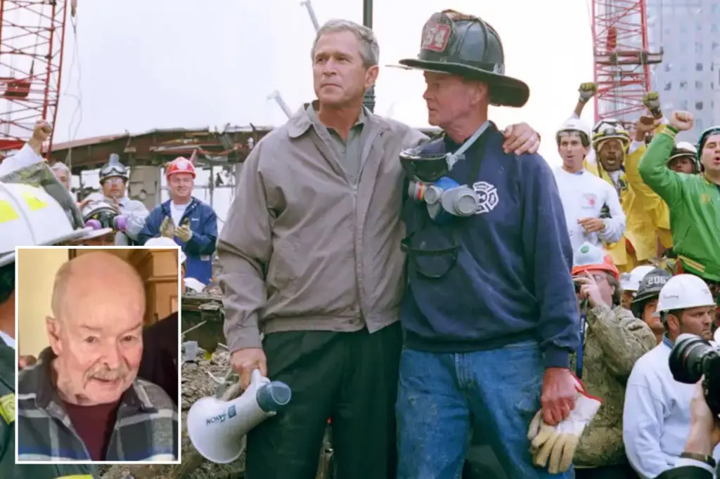Featured image for 9/11 Firefighter Bob Beckwith, Who Stood with President Bush, Dies at 91