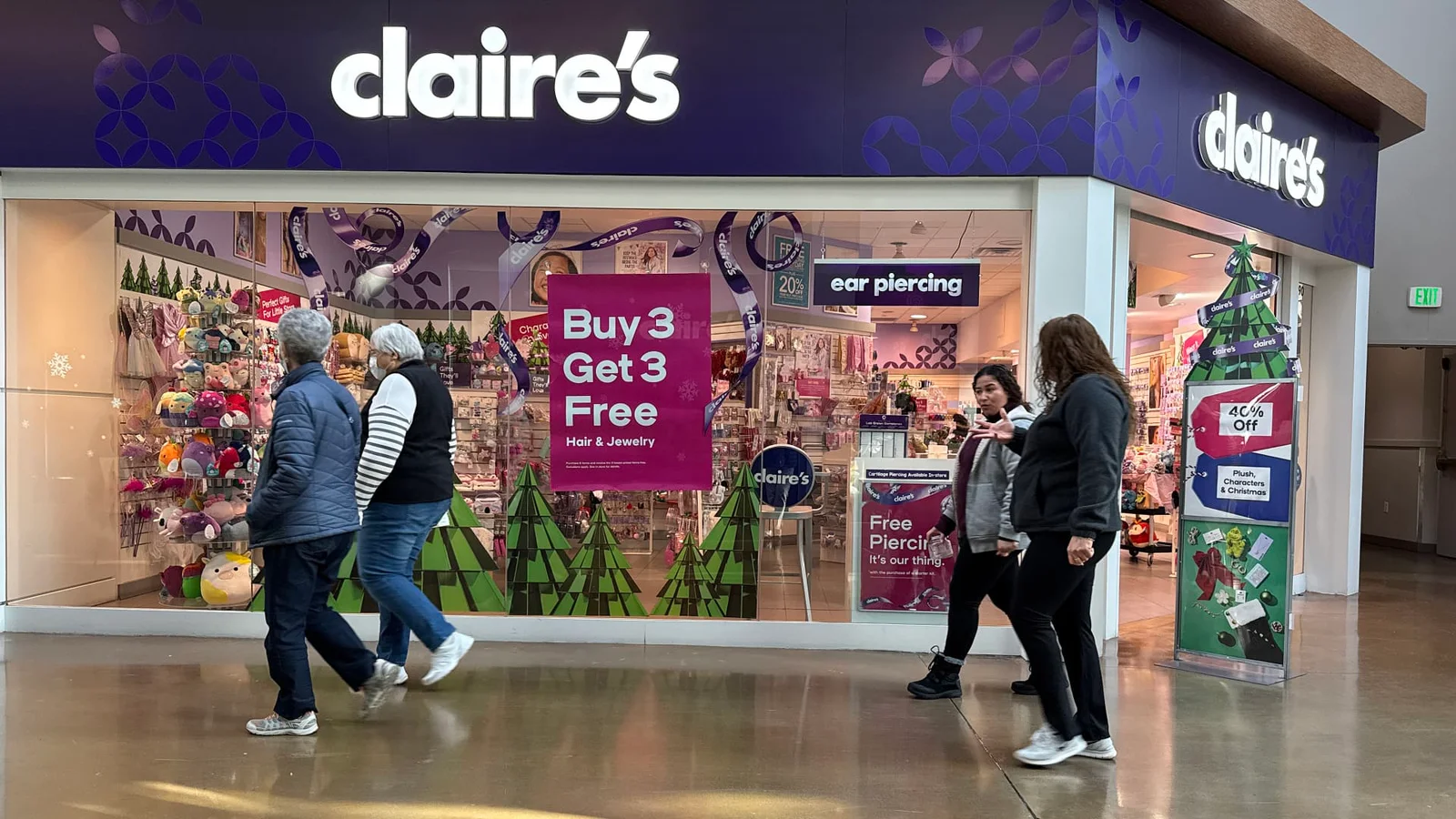 Claire's Files for Bankruptcy Again Amid Mounting Debt