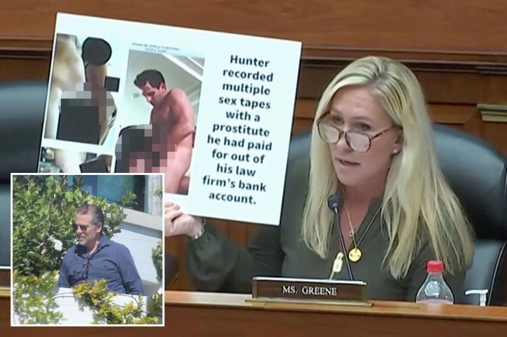 "Ethics Complaint Filed Against Marjorie Taylor Greene for Sharing Hunter Biden's X-Rated Pics"