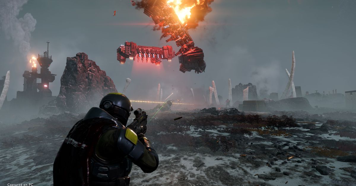 "Helldivers 2 Surpasses Palworld as PlayStation's Biggest Steam Launch"