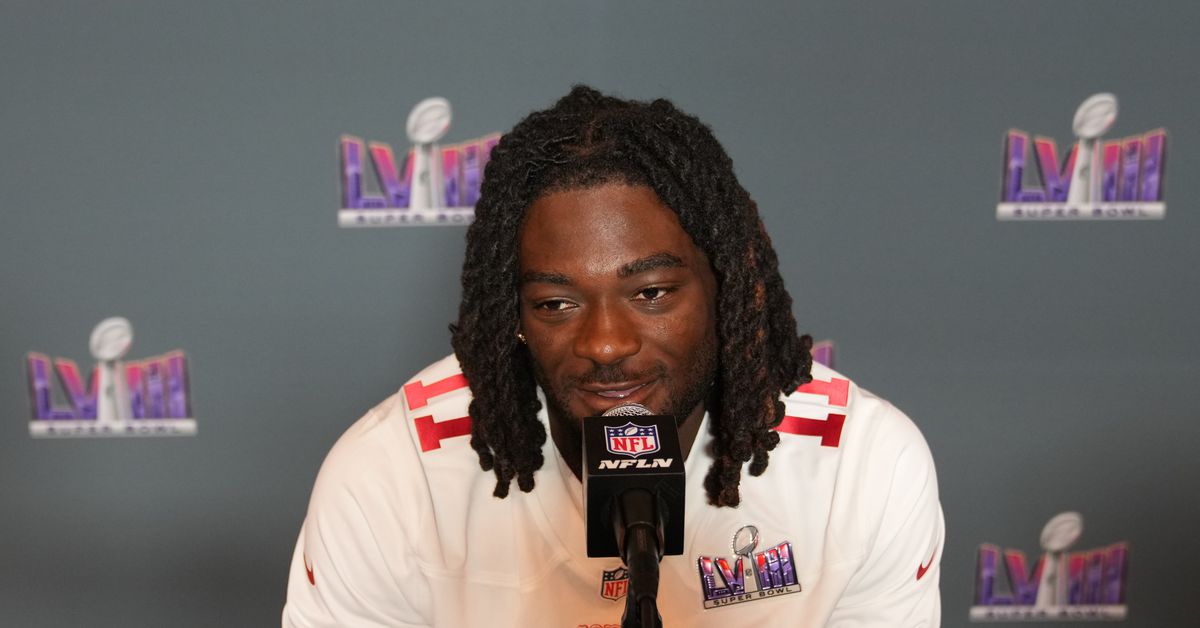 Featured image for "49ers' Brandon Aiyuk Trade Rumors and Contract Stand-Off"