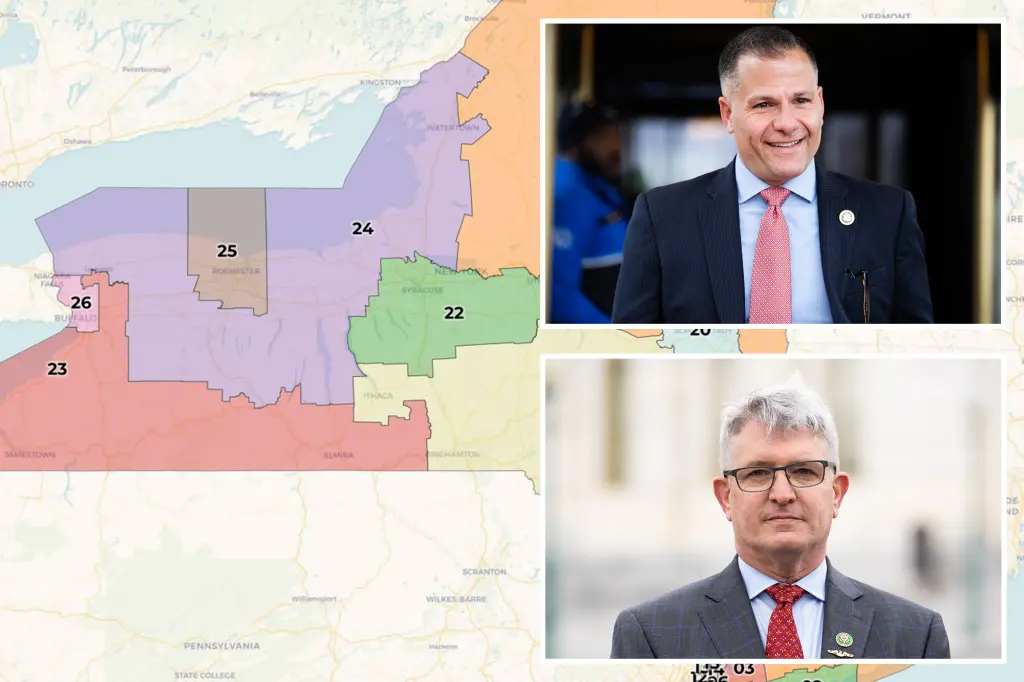 "Controversy Surrounds New York's Approved Congressional Map Changes"