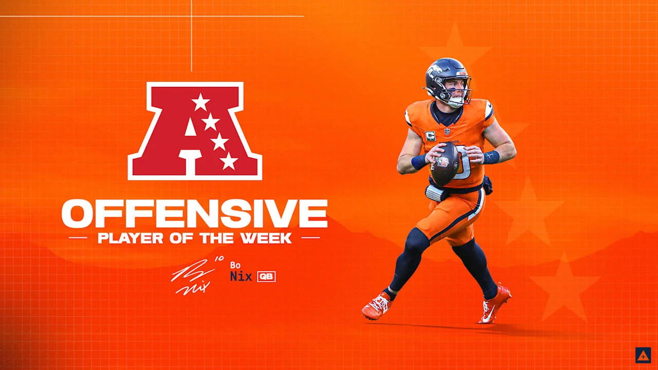 Bo Nix Earns AFC Offensive Player of the Week Honors