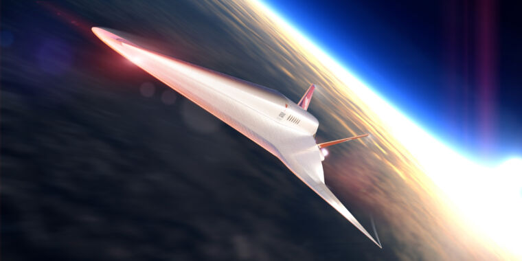 Featured image for "Revolutionary Mach 9 Passenger Aircraft Takes Flight Around the Globe"
