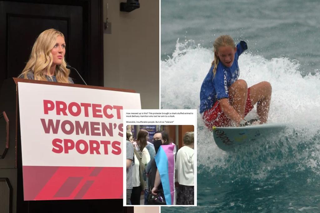 Featured image for "Surfer Bethany Hamilton Mocked by Trans Activists at Library Event: Riley Gaines Responds"