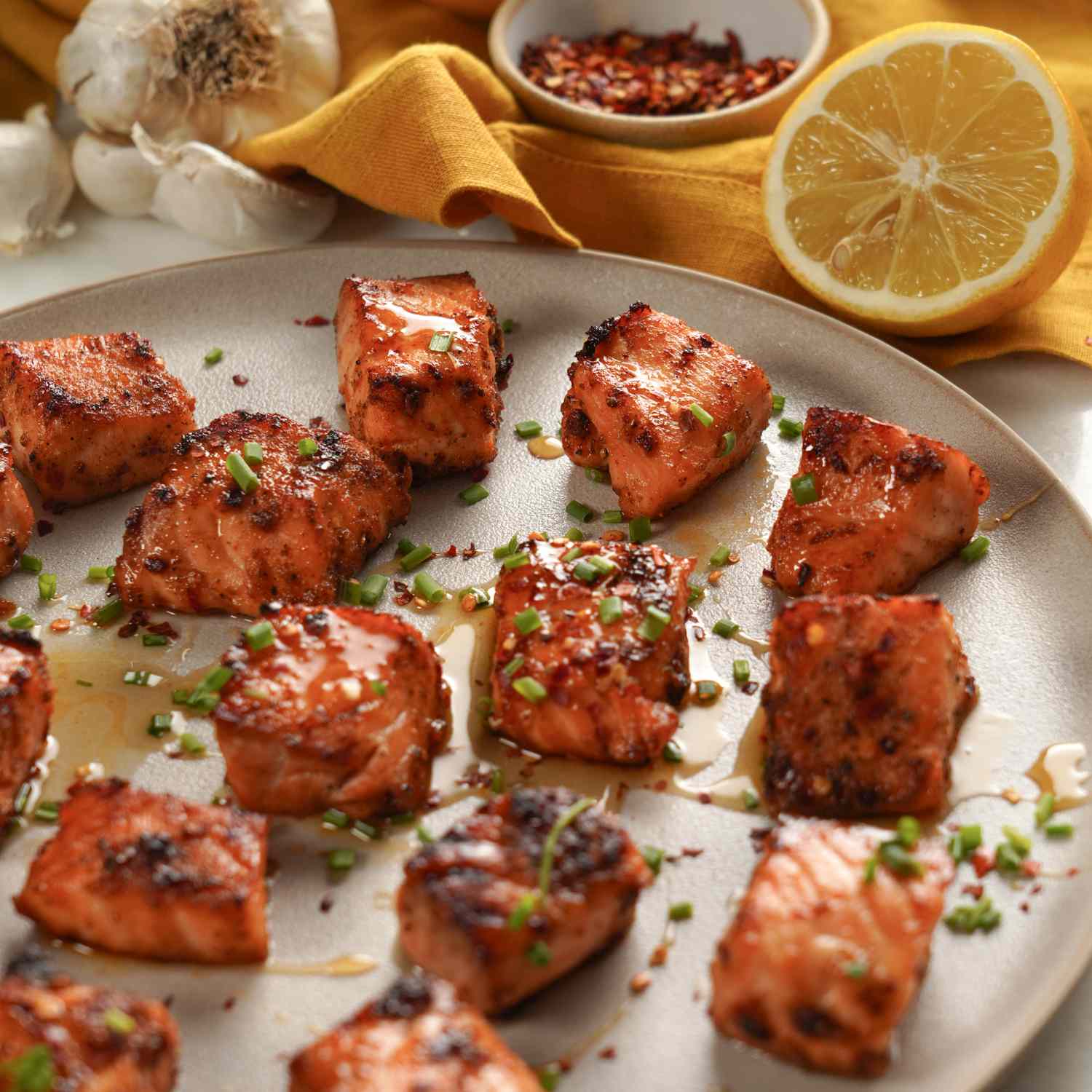 Featured image for "Delicious Crispy Hot Honey Salmon Bites Recipe"