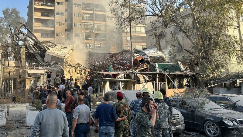 "Iran Blames Israel for Airstrike on Syrian Consulate, Killing Iranian Military Commander"