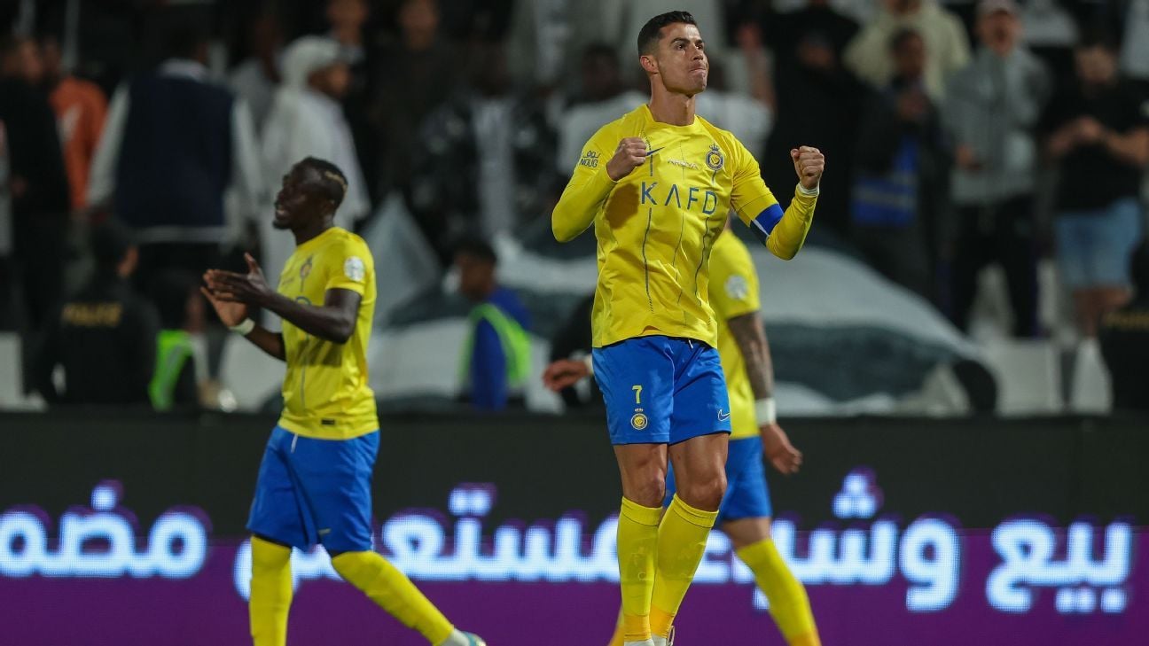 Featured image for "Cristiano Ronaldo Under Fire for Alleged Obscene Gesture in Saudi League Match"