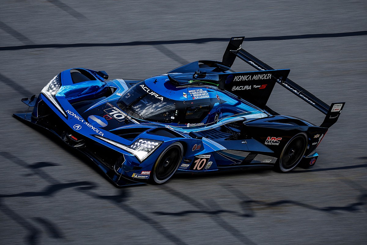 Featured image for "Acura Takes Lead from Cadillac in Crash-Filled Daytona 24h Opener"