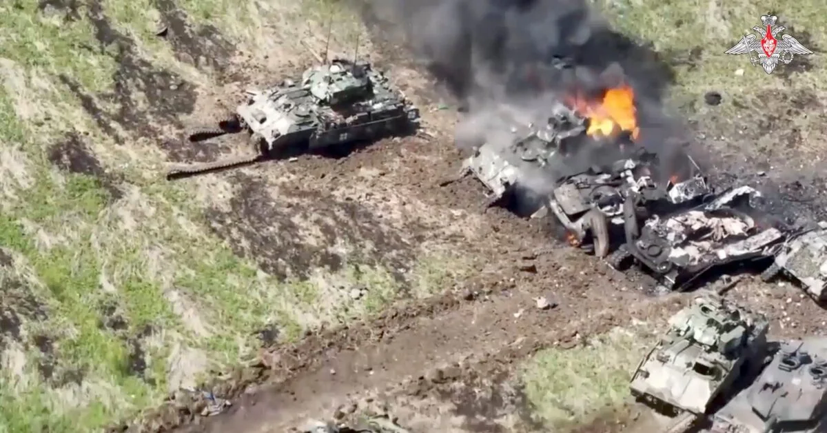 Russia's military superiority challenges Ukraine's counteroffensive.