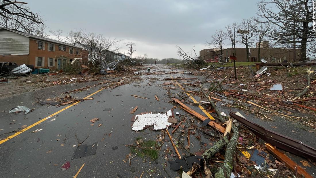 Midwest and South States Ravaged by Tornadoes.