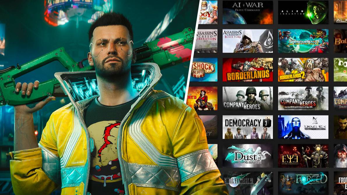 Featured image for "Get Ready for a Gaming Bonanza: Cyberpunk 2077 Publisher Offers 70 Free Games!"