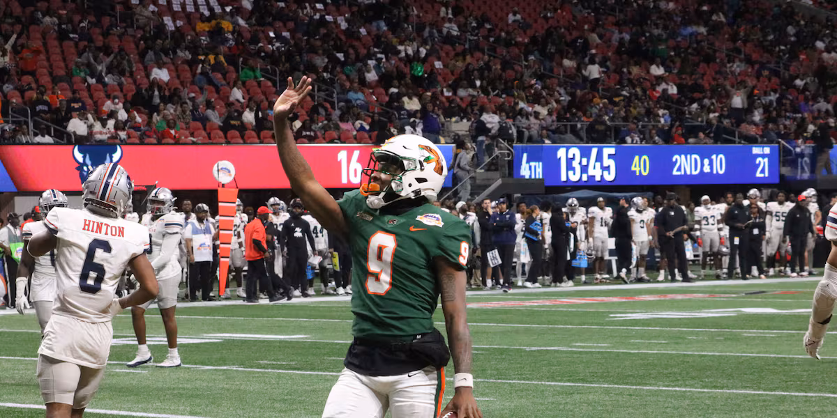 Featured image for "Florida A&M Makes History with Victory at Celebration Bowl, VP Kamala Harris Shows Support"