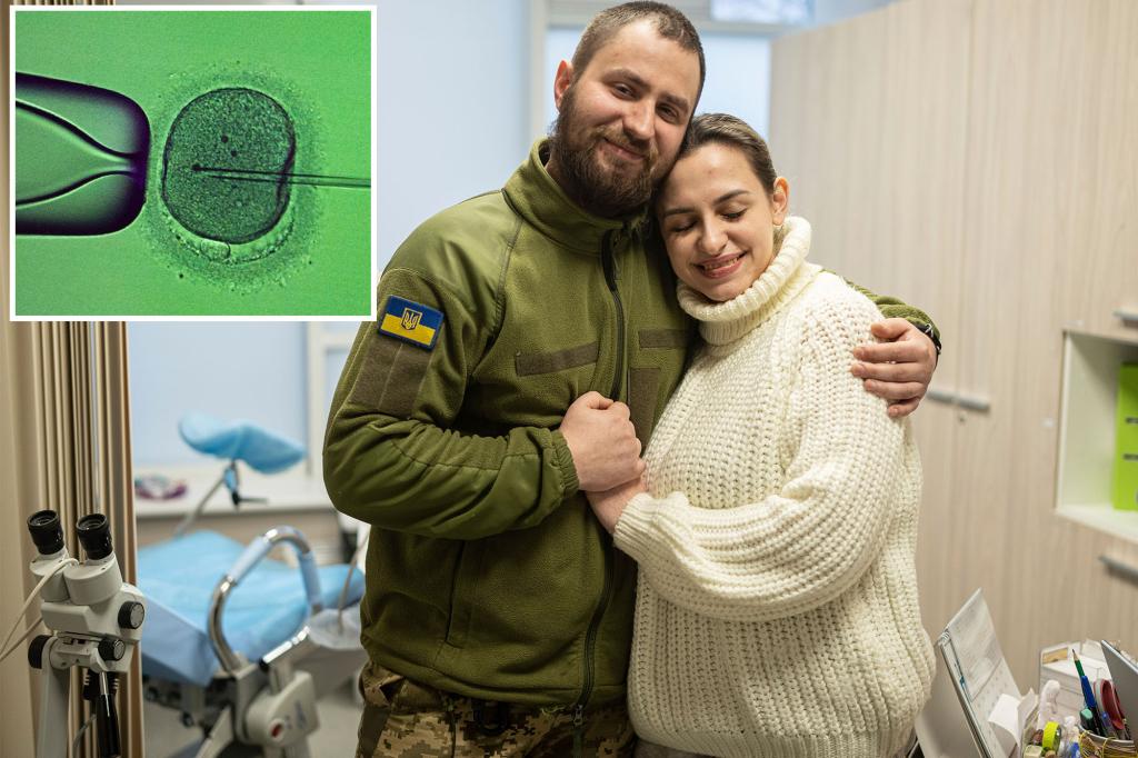 Ukrainian soldiers preserve fertility in face of conflict with Russia.