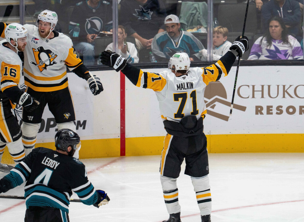 Featured image for Penguins Shine in Shutout Win Over Sharks