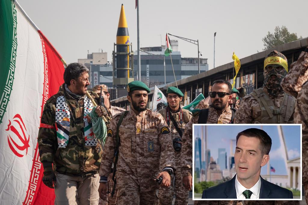 Featured image for "Sen. Tom Cotton's Bold Plan: Unleashing 'Massive Retaliation' to Protect US Assets from Iran"