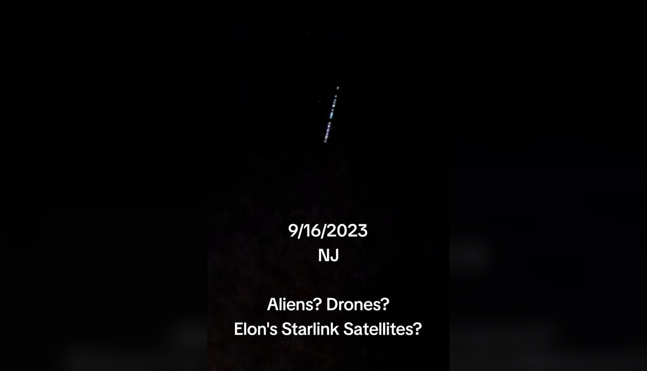 "Starlink Satellites Illuminate Skies Across Northeastern U.S."