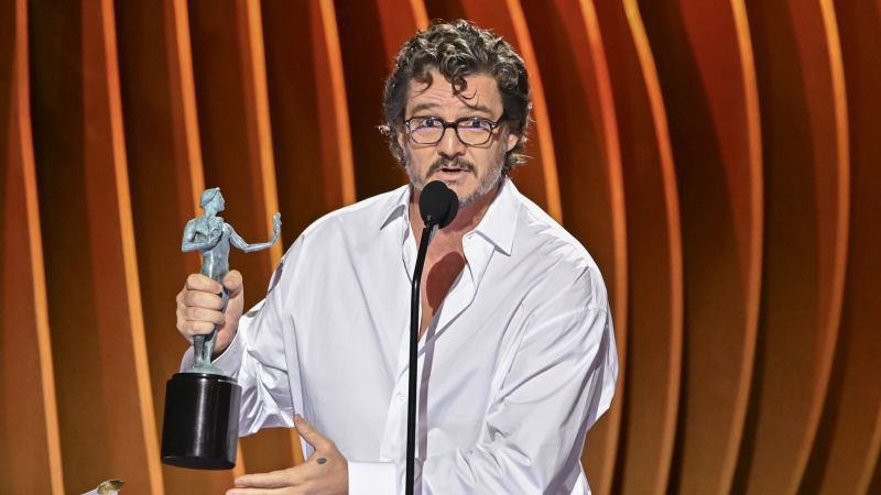 Featured image for "Pedro Pascal Admits to Being 'a Little Drunk' During SAG Award Acceptance for 'The Last of Us'"