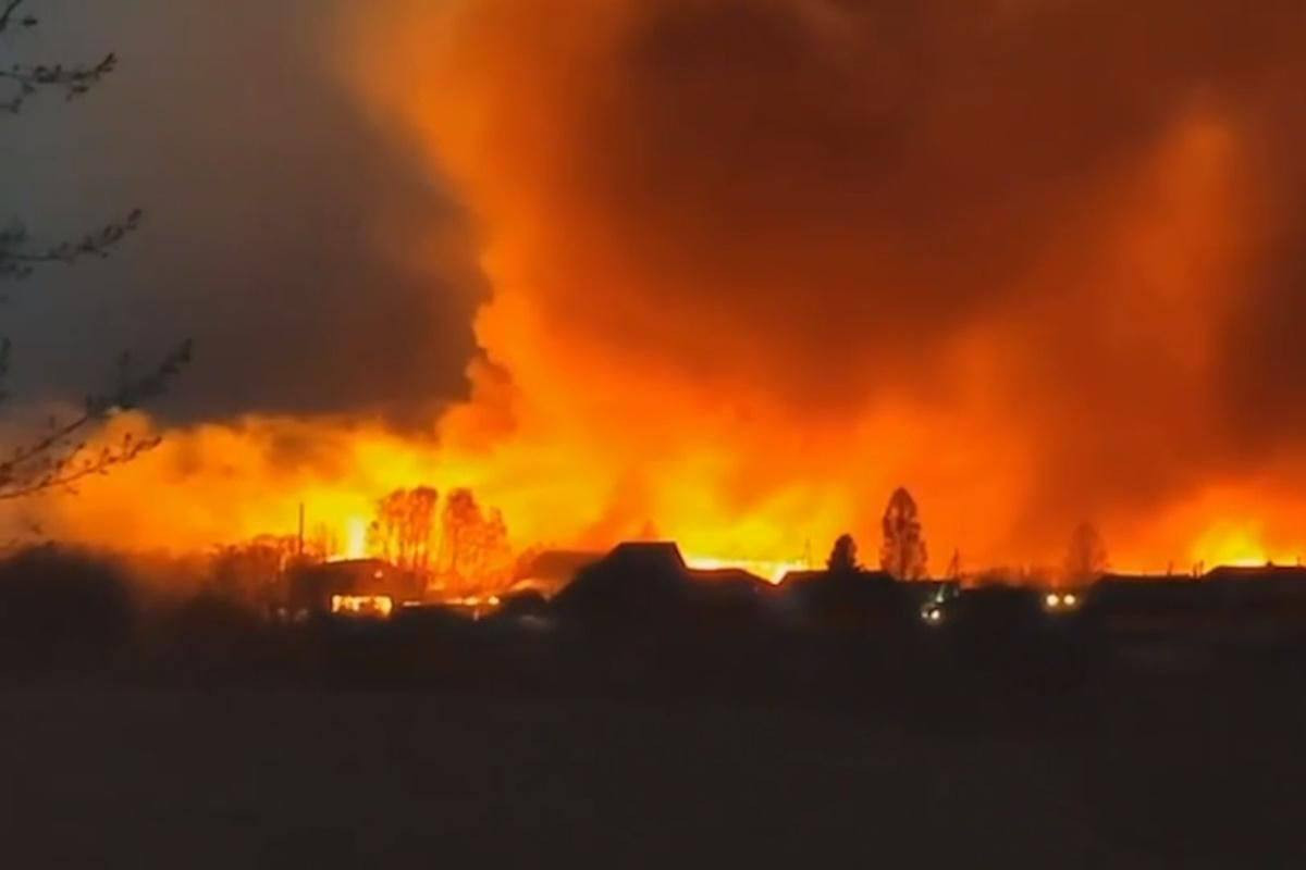 "Drone Attack Sparks Fire at Major Russian Oil Refinery"