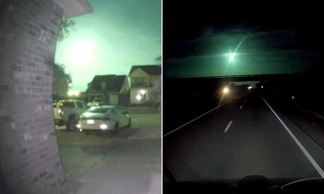 "Emotional Spectacle: Massive Fireball Illuminates Skies Across Southern States"
