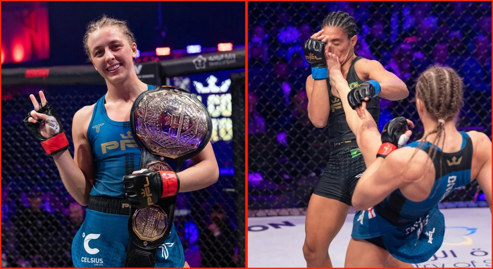 Featured image for Dakota Ditcheva Makes History with PFL Title Win and Bold Celebration