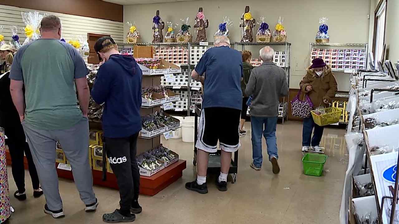 Annual Easter Candy Sale Held by Local Company