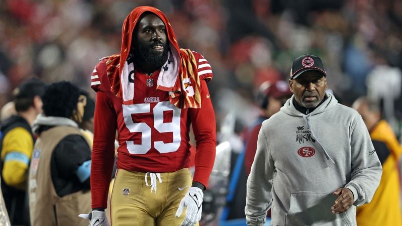 Featured image for 49ers' De'Vondre Campbell Faces Backlash for Refusing to Play Against Rams