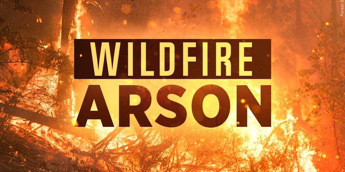 Arsonist Arrested for Intentionally Starting Wildfires in Rapides and Vernon Parishes