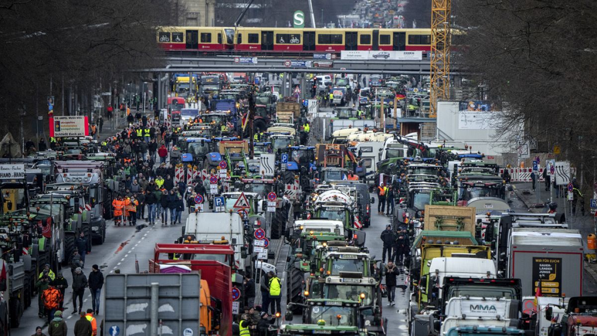 Featured image for "European Farmers Stage Cross-Country Road Convoy Protests"