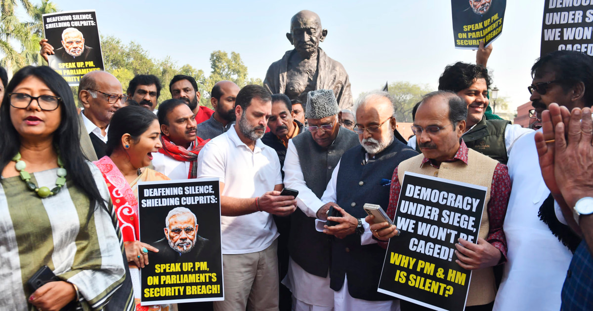 India's Parliament in Turmoil: 141 MPs Suspended, Opposition Outraged