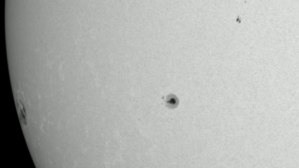 "Massive 'Martian Sunspot' Visible from Mars Now Directly Facing Earth"