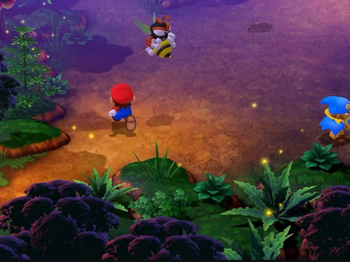 "Uncovering Secrets and Treasures in Super Mario RPG Remake's Forest Maze"