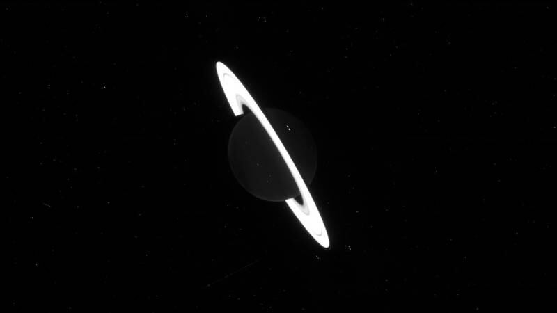 "Stunning Raw Images of Saturn Captured by James Webb Space Telescope"