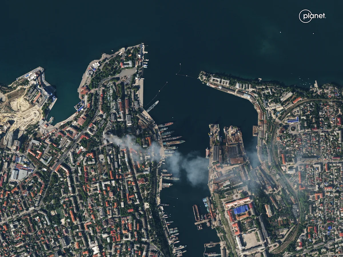"Russia Blames Ukraine's Allies for Assault on Black Sea Fleet HQ"