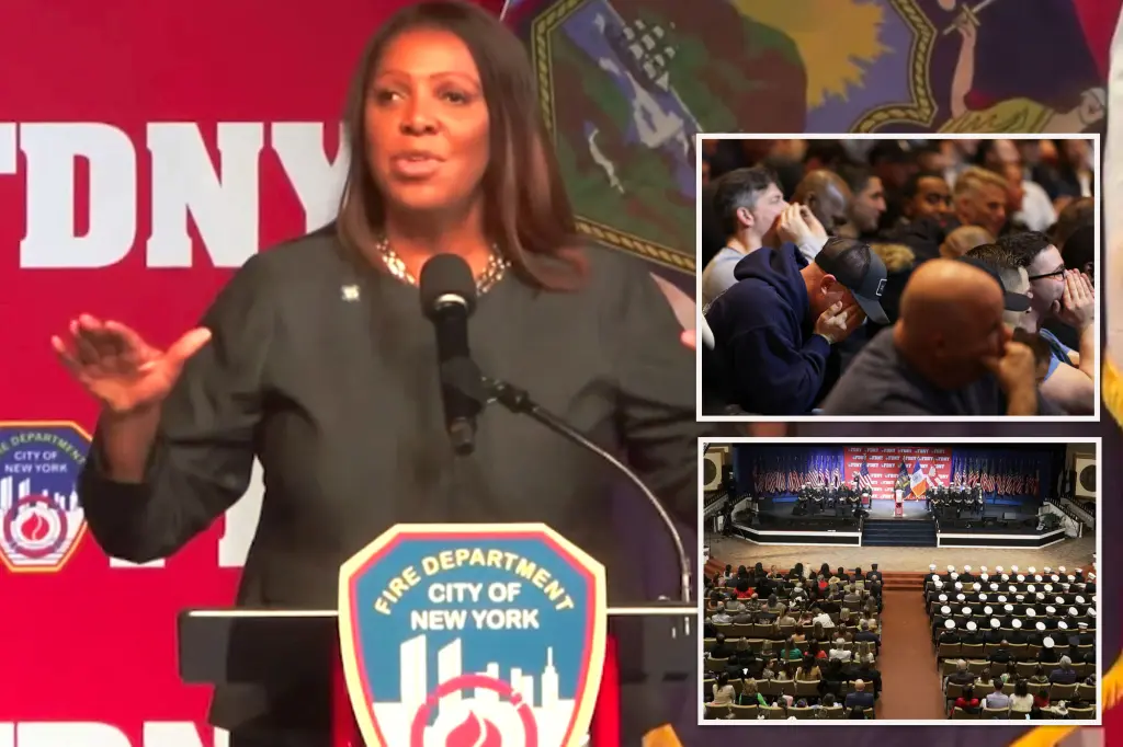 "FDNY Addresses Controversial Behavior Towards AG Letitia James and Trump at Ceremony"