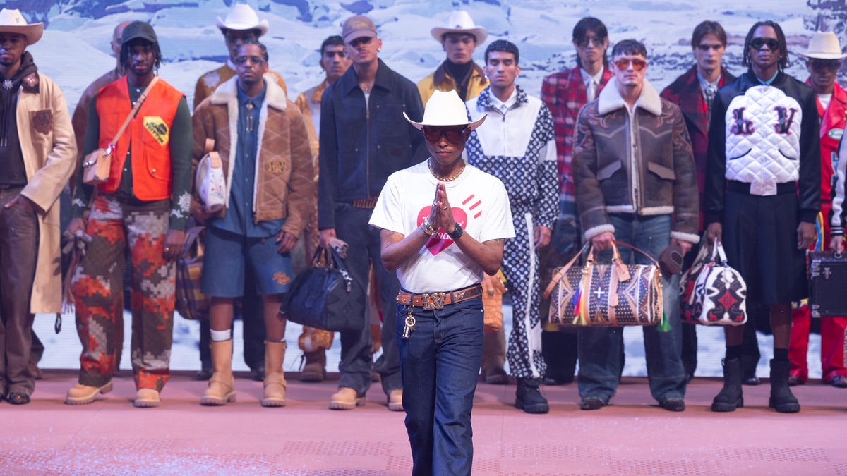 Featured image for "Pharrell Williams' Latest Louis Vuitton Collection Redefines Men's Fashion"
