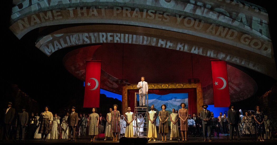 Featured image for "Powerful and Colorful: 'X: The Life and Times of Malcolm X' Takes the Met Stage"