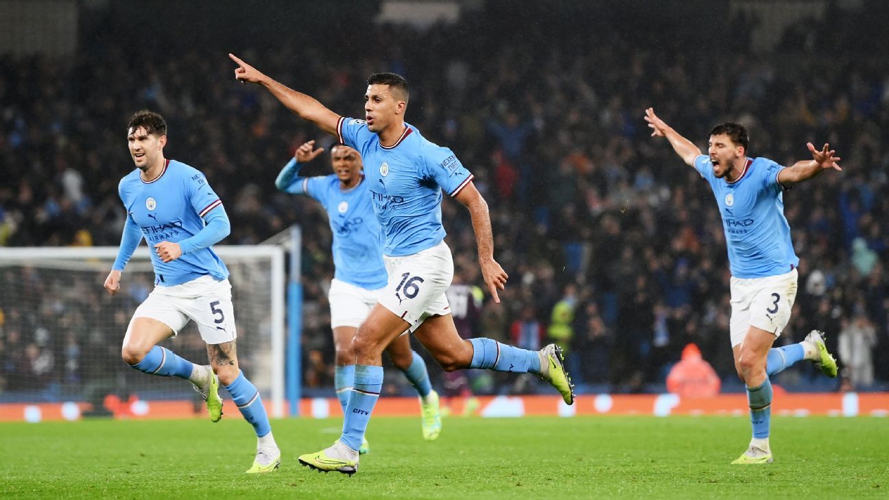 Featured image for Man City's Defense Dominates Bayern in Champions League Clash.