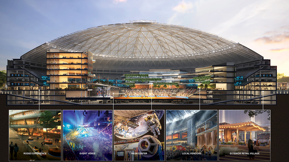 Featured image for $1B Plan Unveiled to Revitalize Houston's Iconic Astrodome